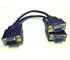 Car-PC VGA Splitter cable (1xDSUB-15 to 2x DSUB-15)