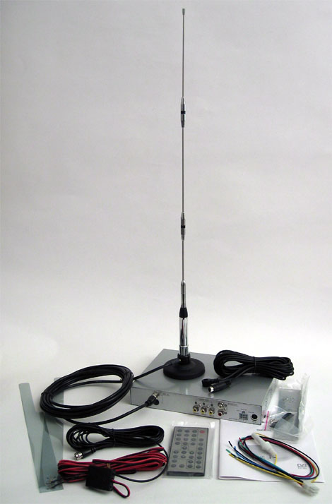 DVB-T DUAL TV-Tuner (Standalone, with car aearials)