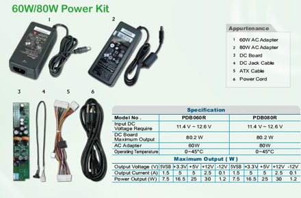 Morex PDB084R (80W Power Kit with DC board)