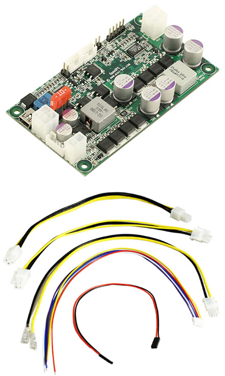 OpenUPS (6-34V Input 6A, 6-24V Output 10A, programable backup-interface)